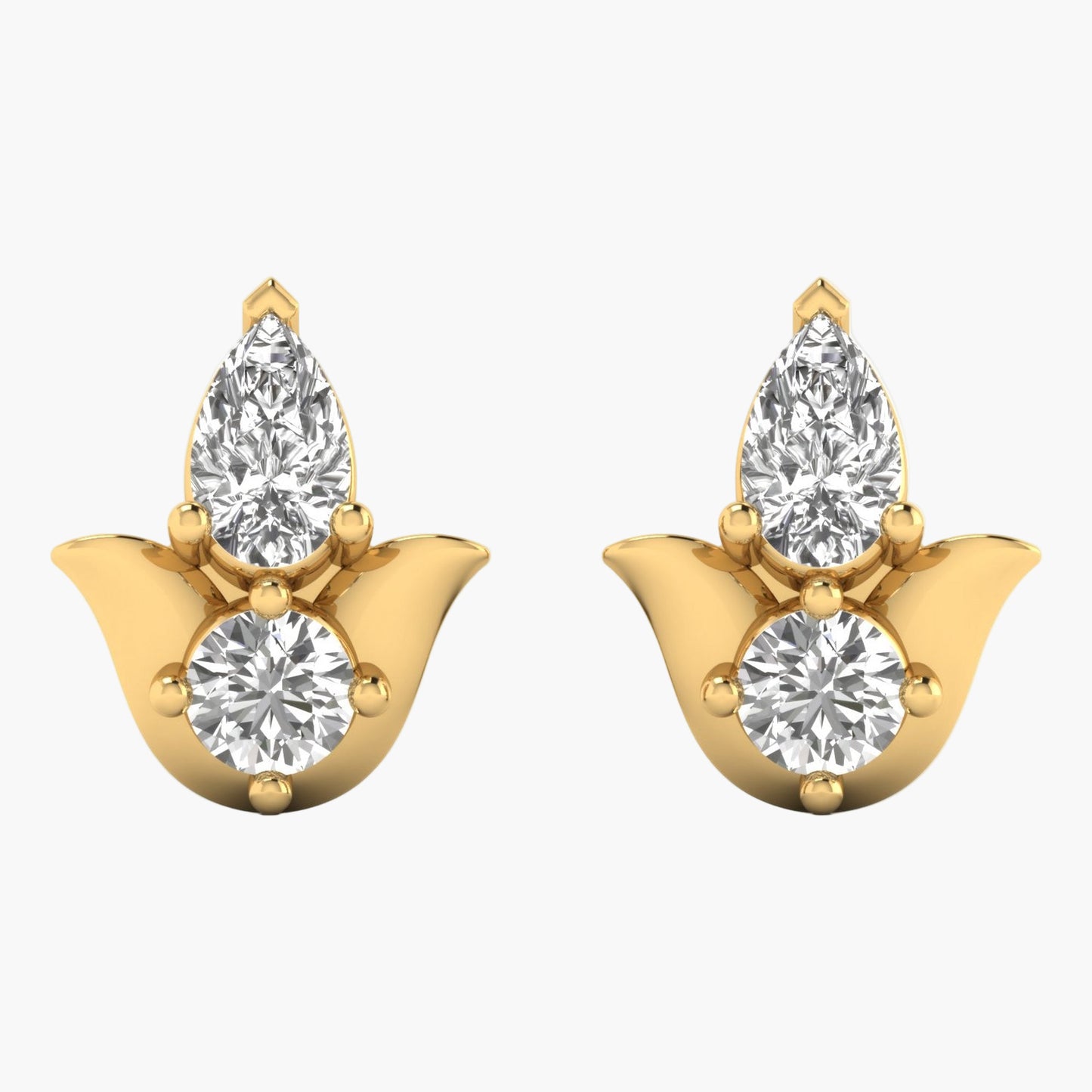 Diya Chamak Diamond Earrings