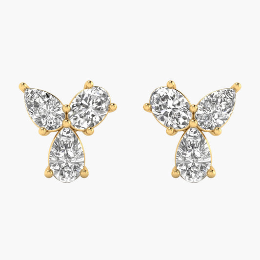 TriFusion Diamond Earrings