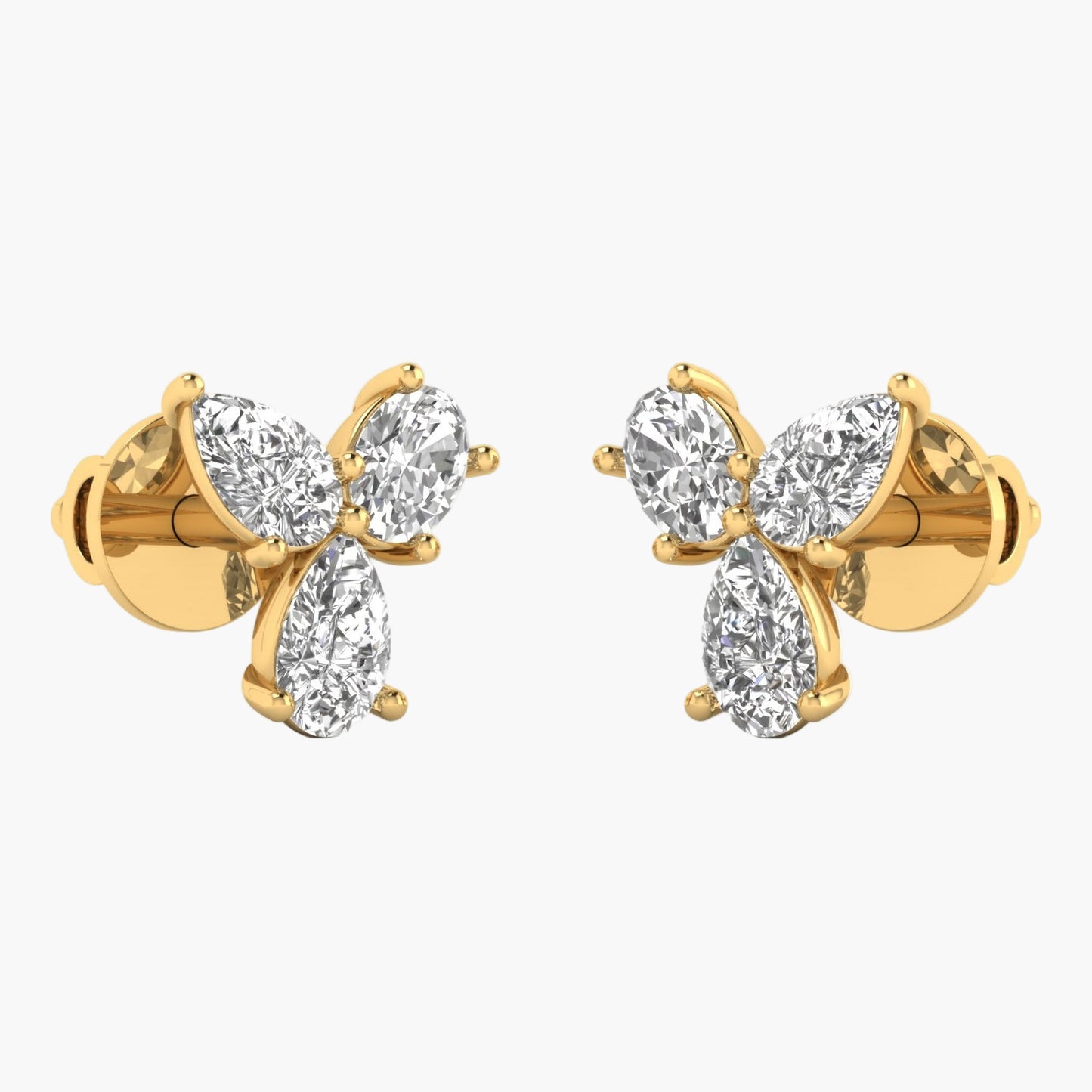 TriFusion Diamond Earrings