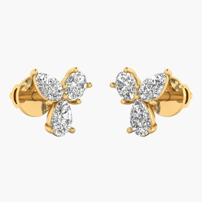 TriFusion Diamond Earrings