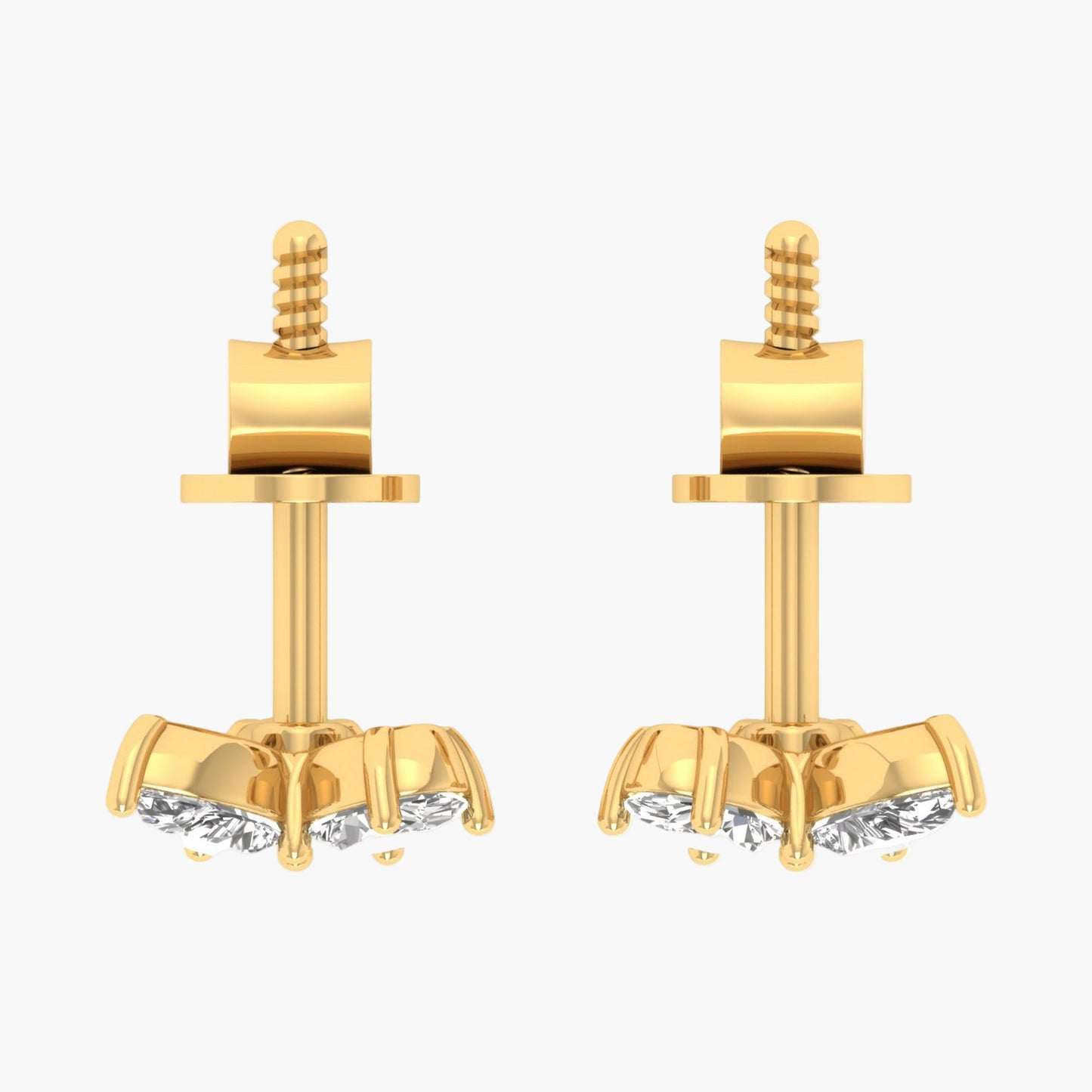 TriFusion Diamond Earrings