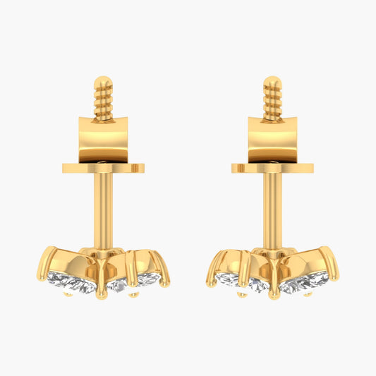 TriFusion Diamond Earrings