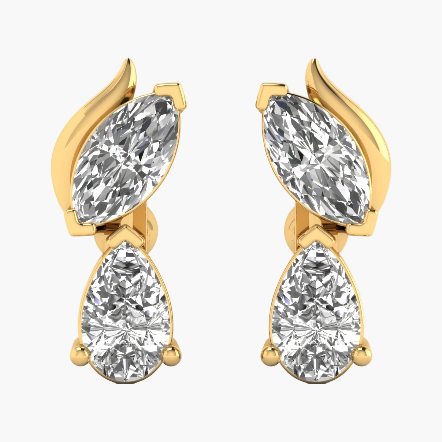Echoform Diamond Earrings