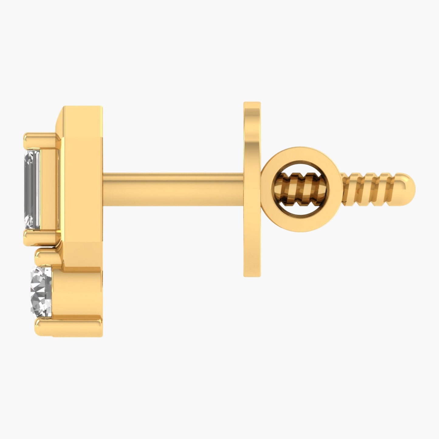 Geometric Shimmer Diamond Earrings