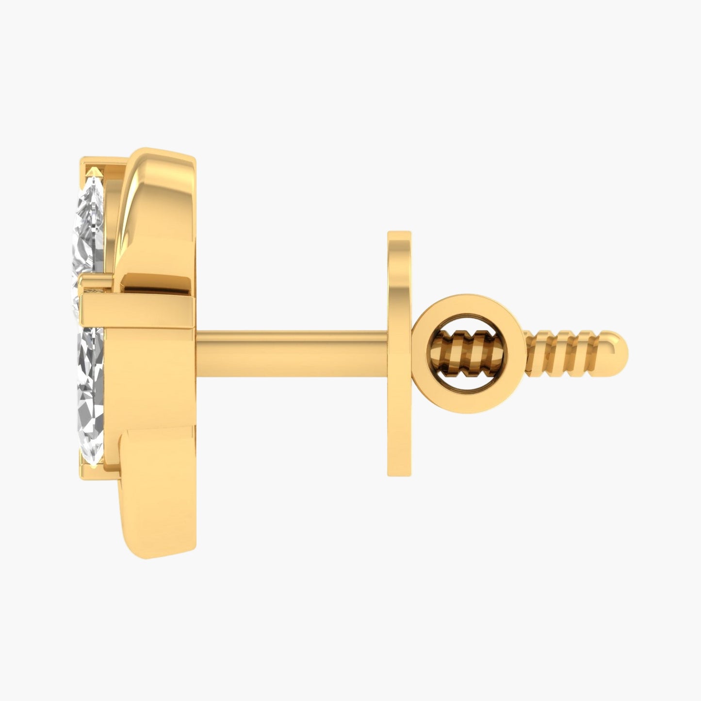 Knot Link Diamond Earrings