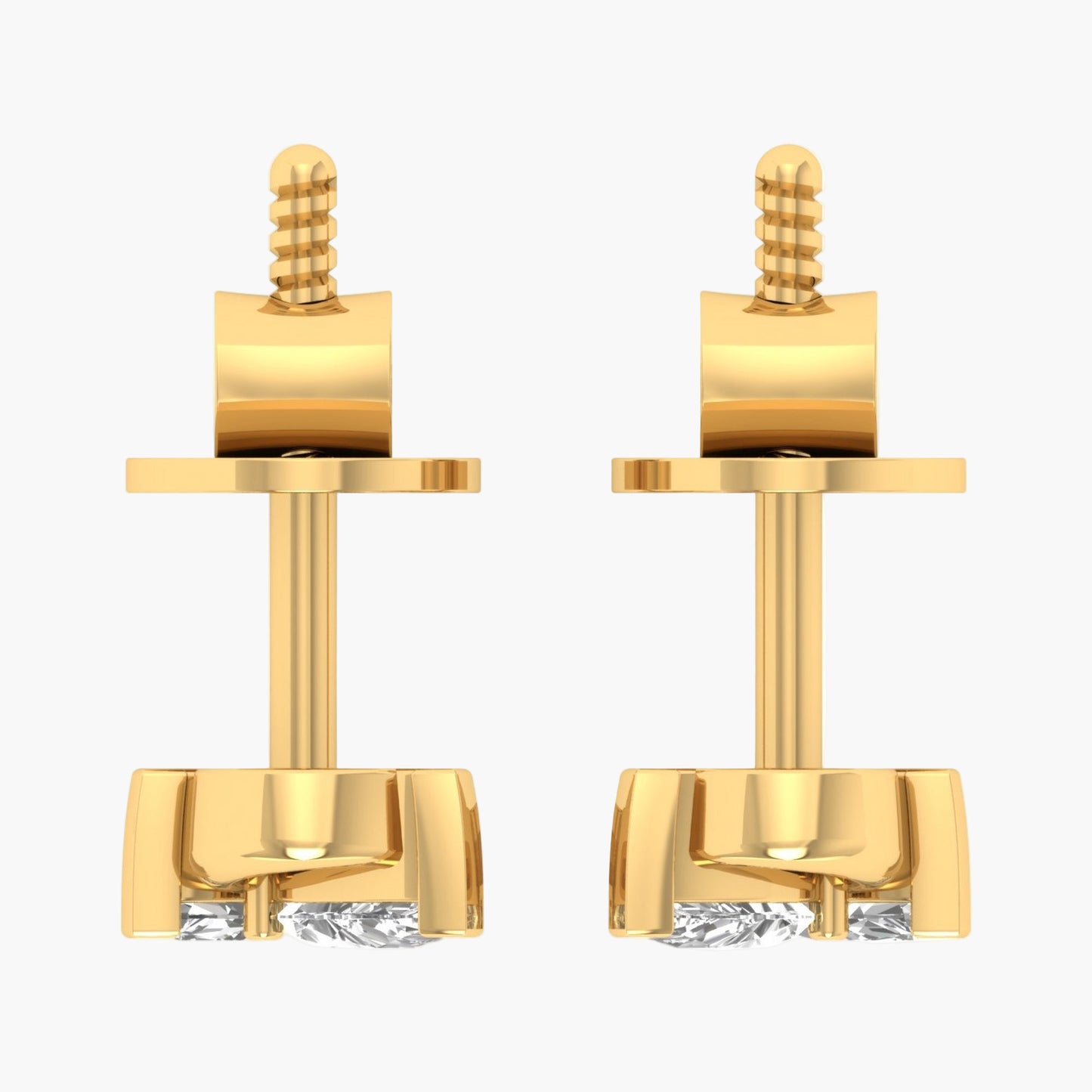 Knot Link Diamond Earrings