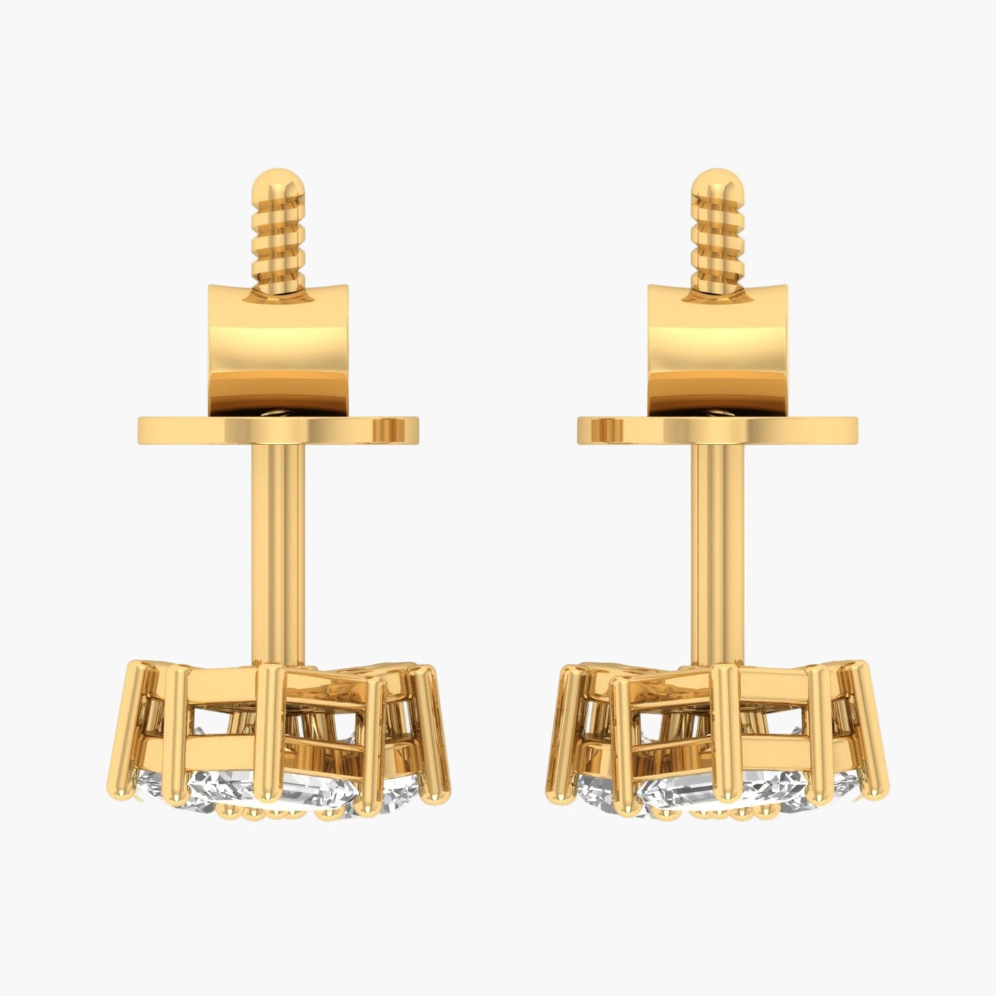Together in Form Diamond Earrings