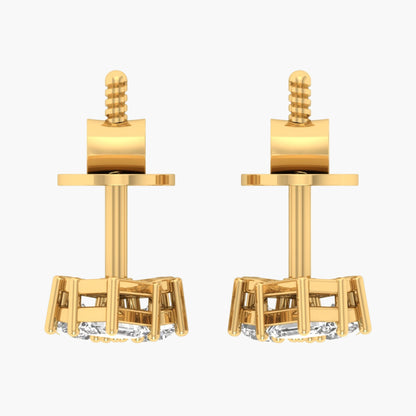 Together in Form Diamond Earrings
