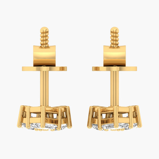 Together in Form Diamond Earrings