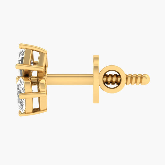Dynamic Toi-et-Moi Diamond Earrings