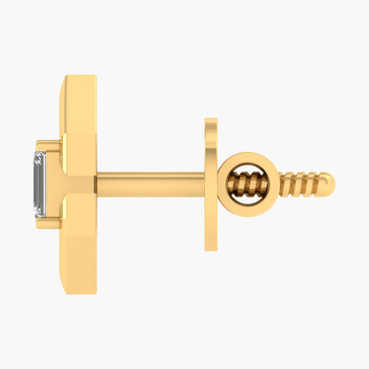 Orris Arcs Diamond Earrings