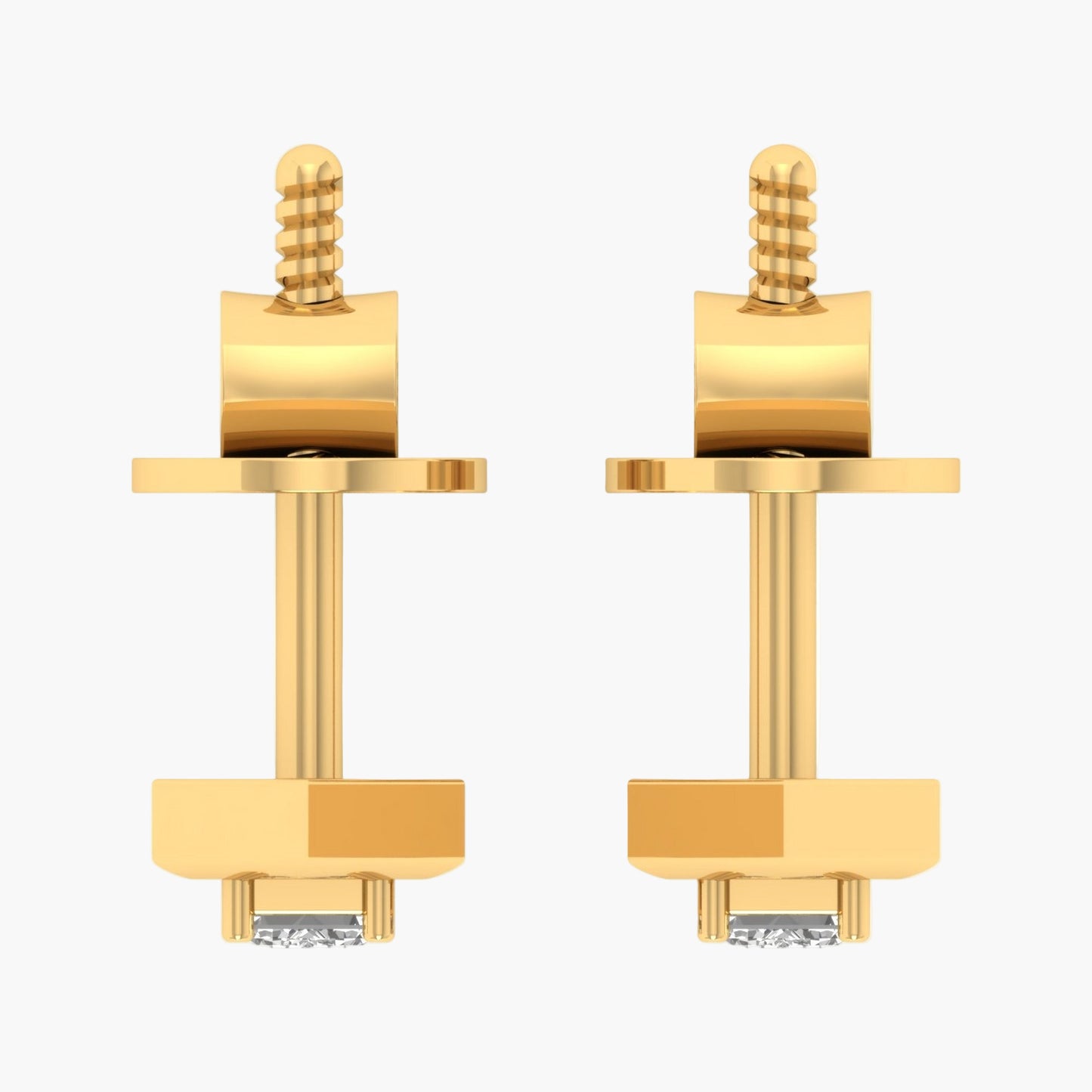 Orris Arcs Diamond Earrings