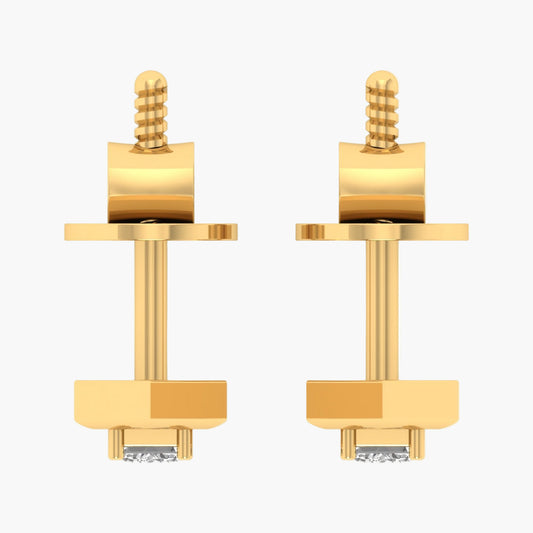 Orris Arcs Diamond Earrings