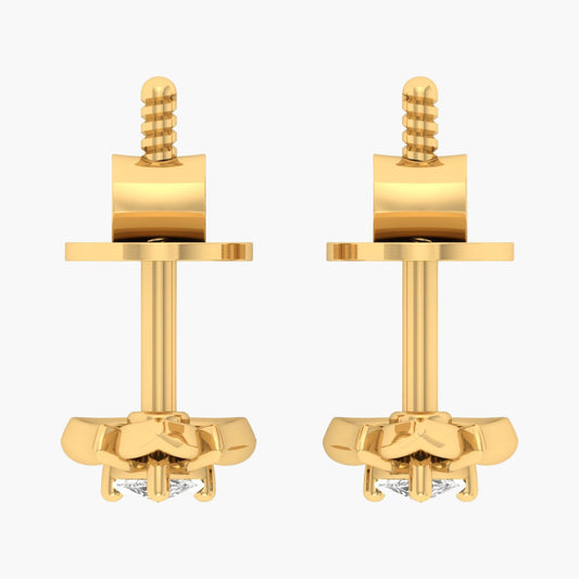 Forest Raindrop Diamond Earrings