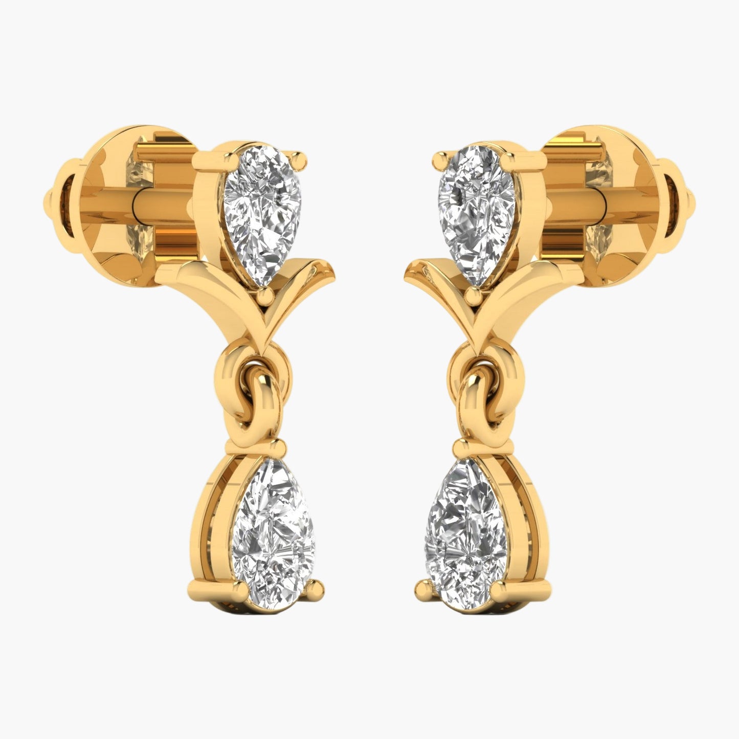 Luxury Redefined Drop Diamond Earrings