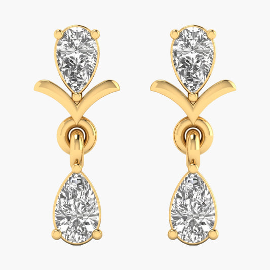Luxury Redefined Drop Diamond Earrings