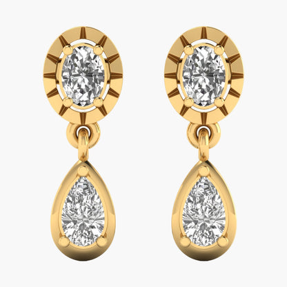Captivating Drop Diamond Earrings