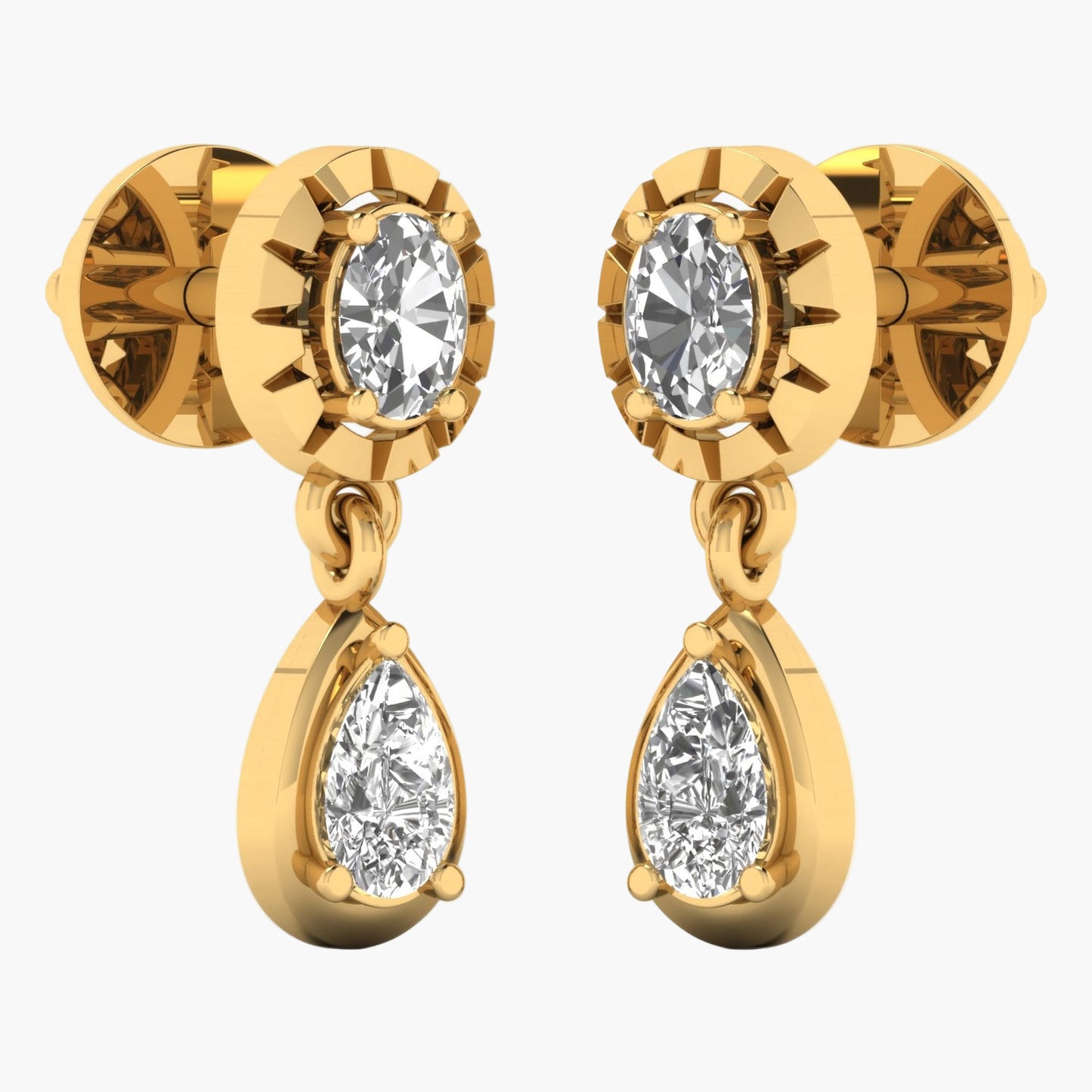 Captivating Drop Diamond Earrings