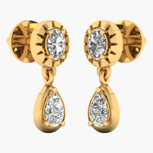 Captivating Drop Diamond Earrings