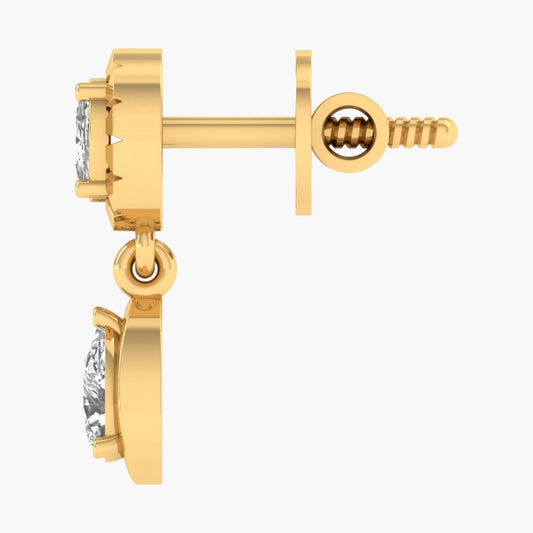 Captivating Drop Diamond Earrings