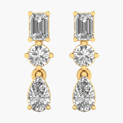 Sparkle Stream Diamond Earrings