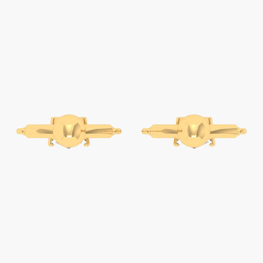 Bow & Arrow Helix Diamond Earrings