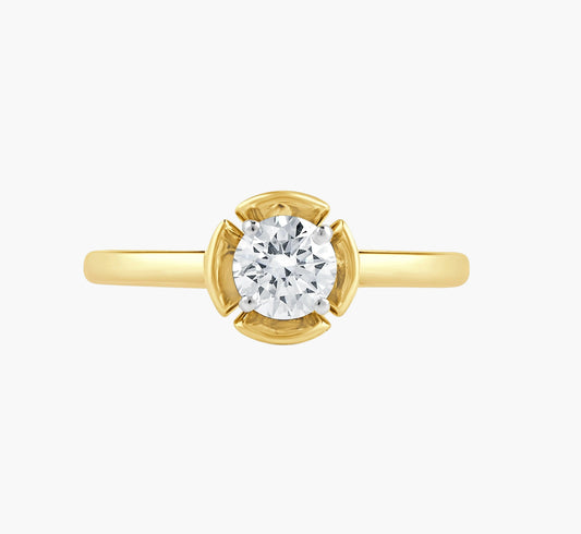 Petal Delight Diamond Ring
