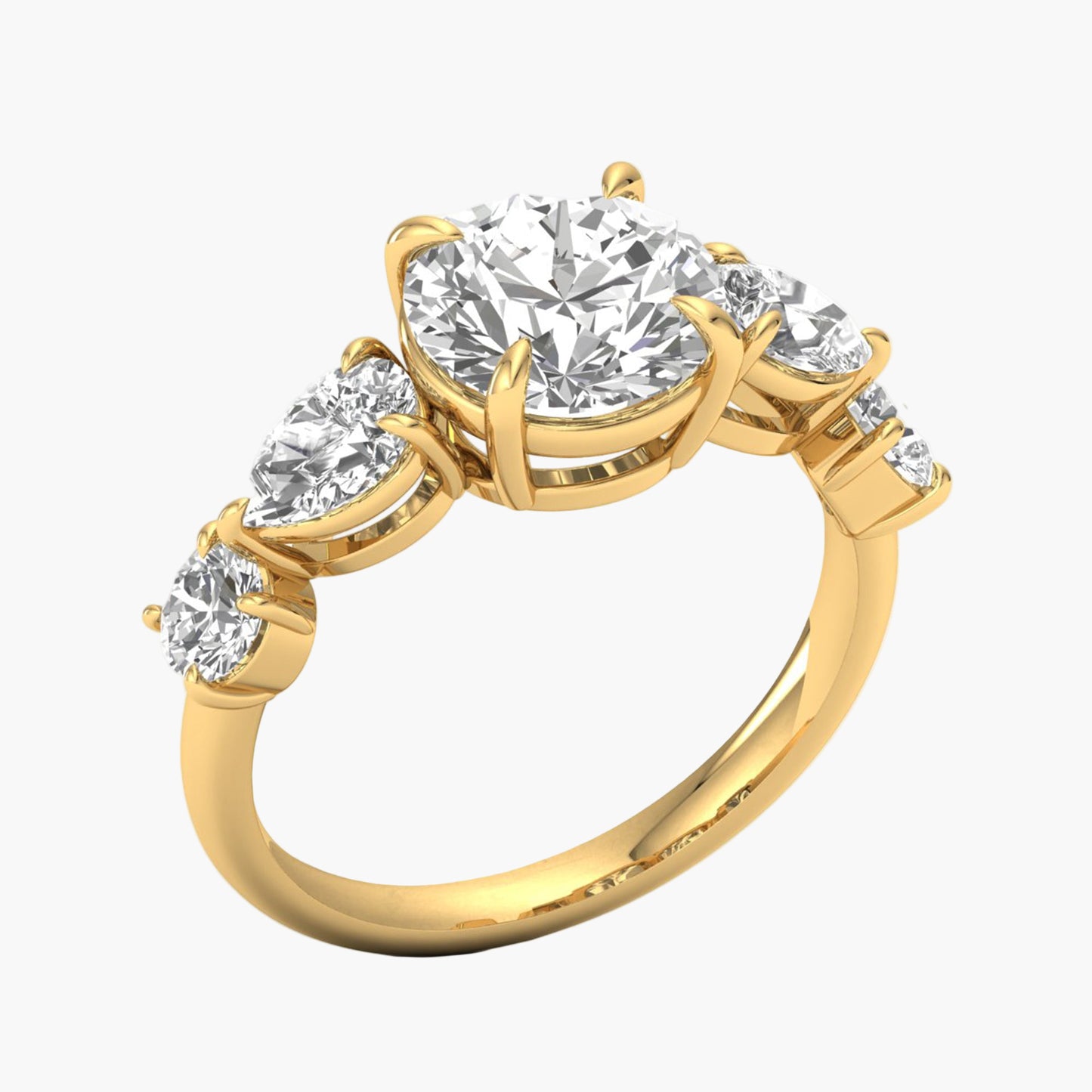 Five Fire & Fine Diamond Ring