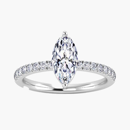 Moon Baby Diamond Ring