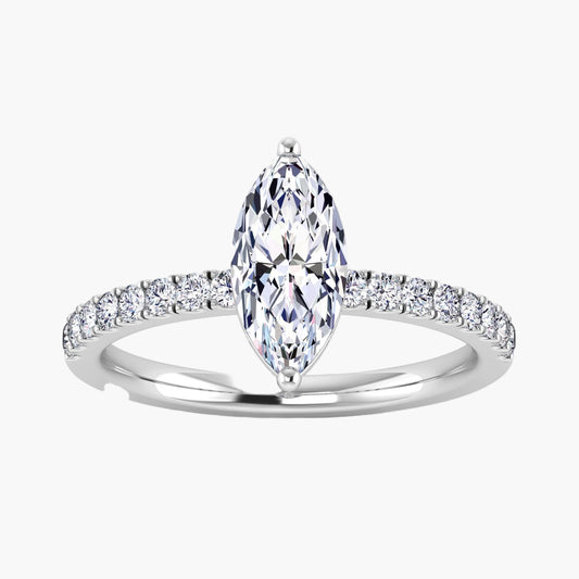 Moon Baby Diamond Ring