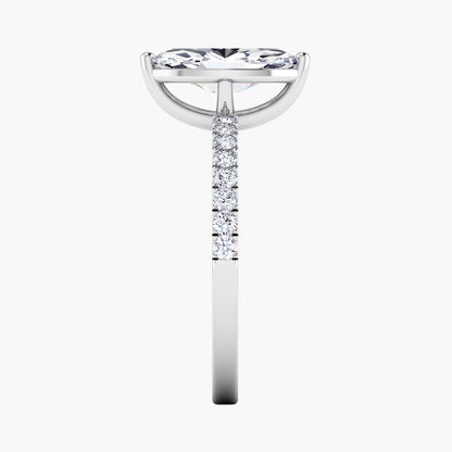 Moon Baby Diamond Ring