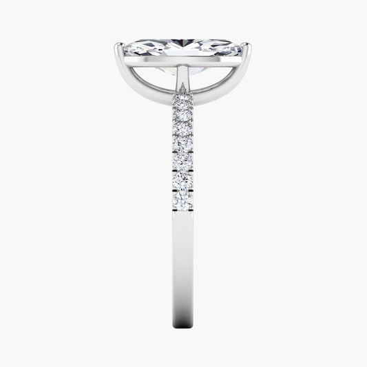 Moon Baby Diamond Ring