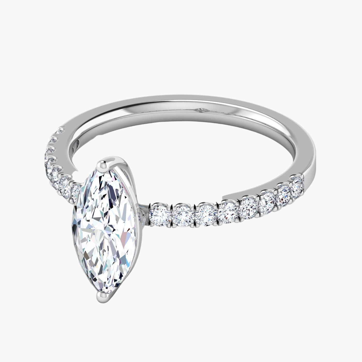 Moon Baby Diamond Ring