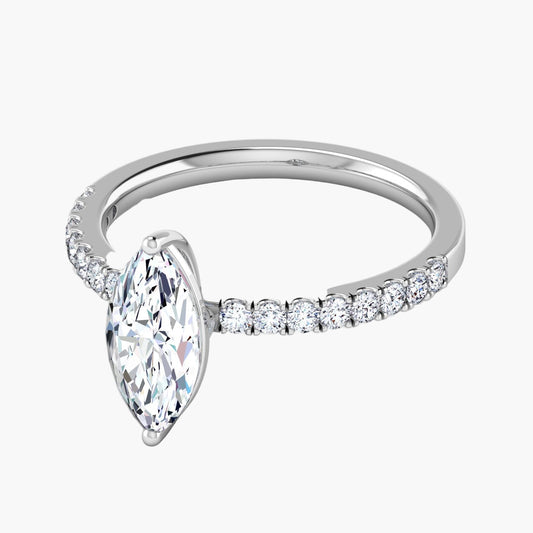 Moon Baby Diamond Ring