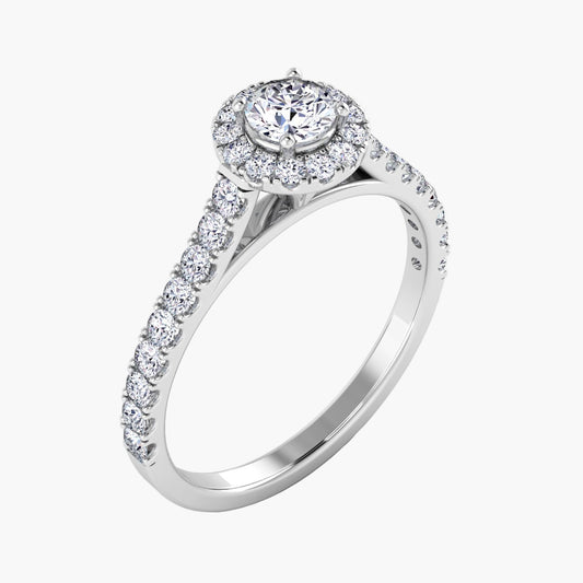High Mystery Diamond Ring