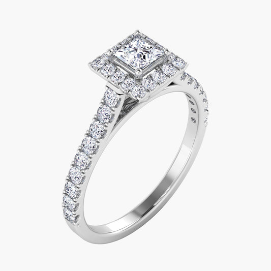 Solitaire Round Shaped Diamond Ring