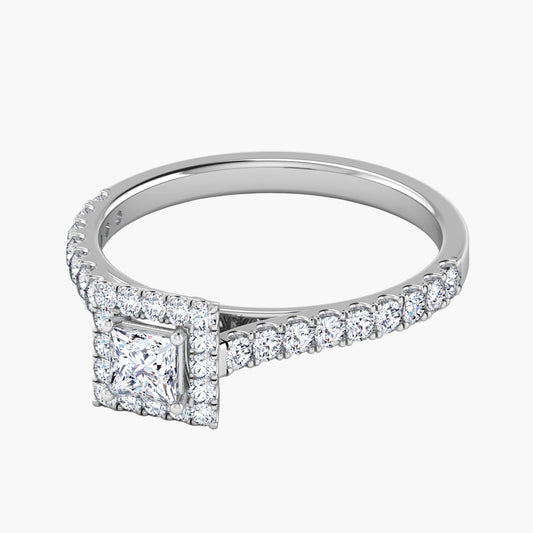Solitaire Round Shaped Diamond Ring
