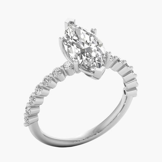 Lustra Petal Diamond Ring