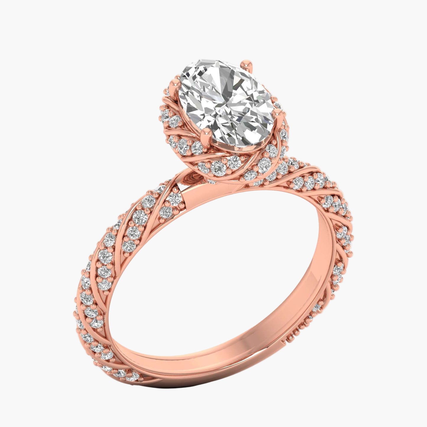 Tiny Twist Diamond Ring