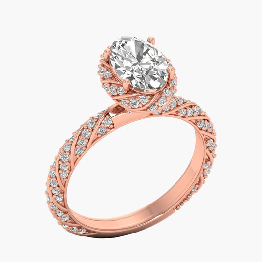 Tiny Twist Diamond Ring
