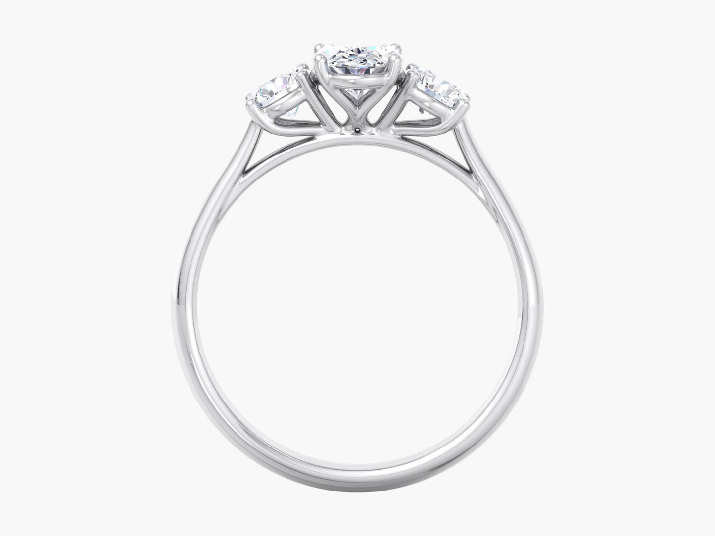 Geometric Glamour Diamond Ring