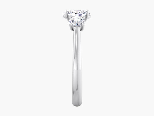 Geometric Glamour Diamond Ring