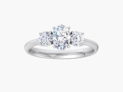 Geometric Glamour Diamond Ring