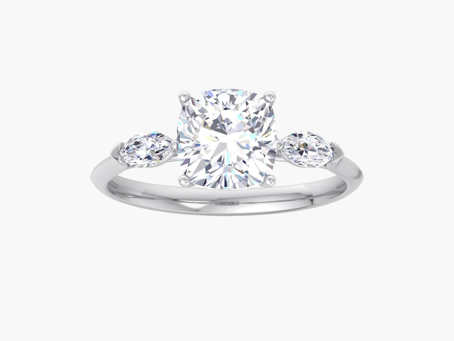 Cherished Curve Diamond Ring