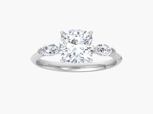 Cherished Curve Diamond Ring