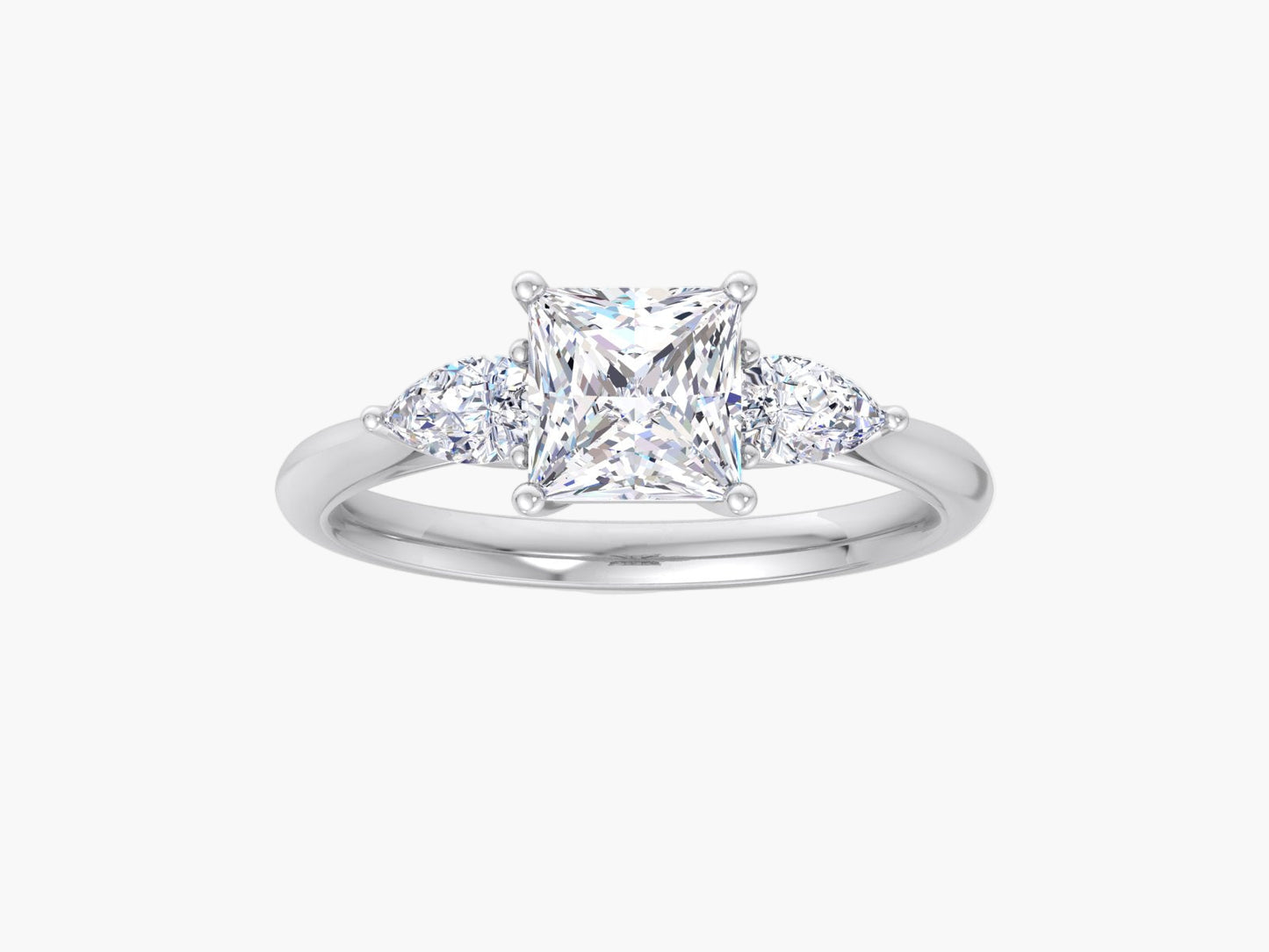 Entwine Square Diamond Ring