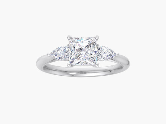 Entwine Square Diamond Ring