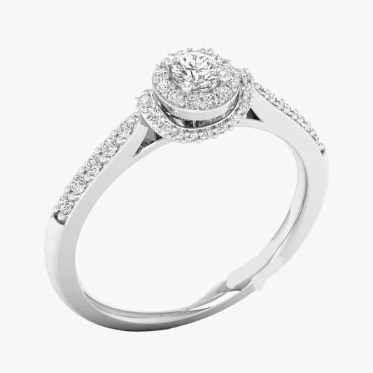 Splendid Circular Diamond Ring