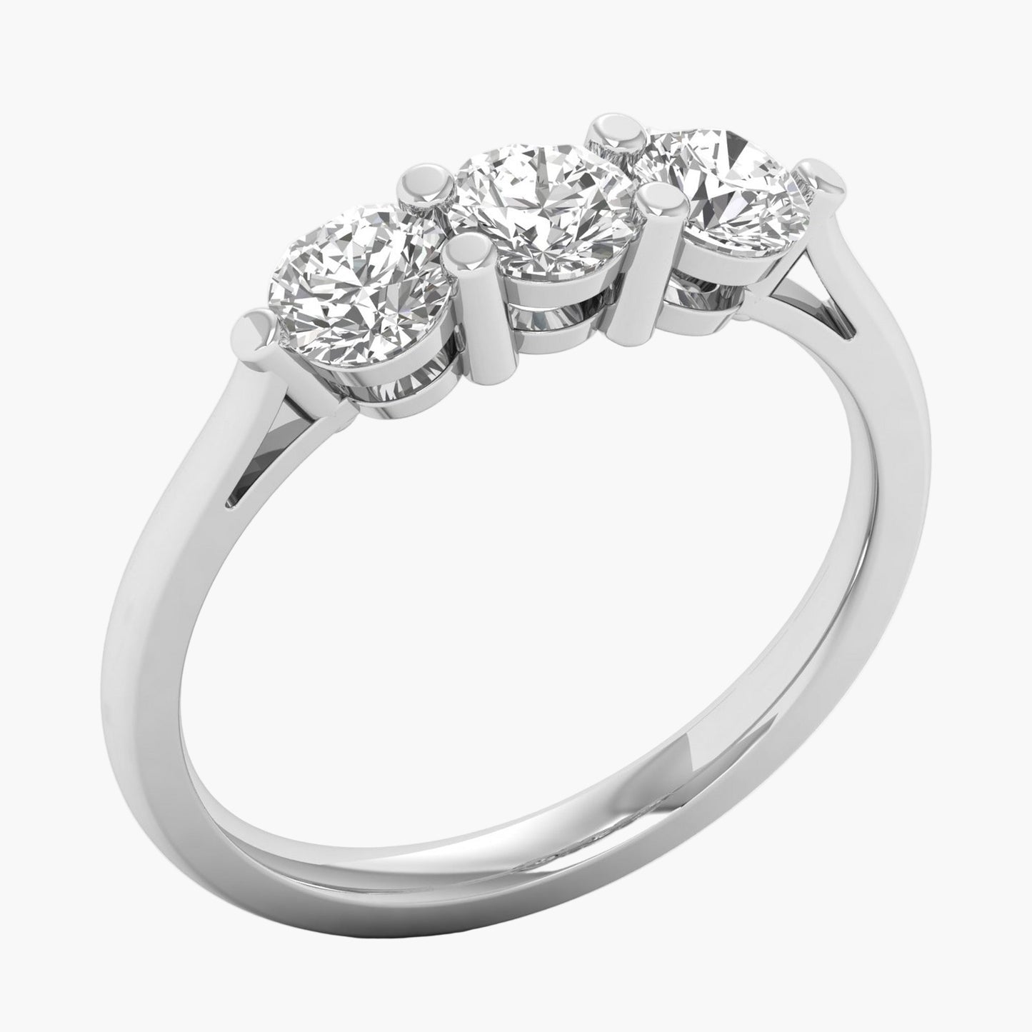 Enamel Round Diamond Ring