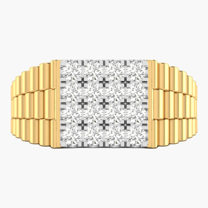 Sceptre Loop Men Diamond Ring